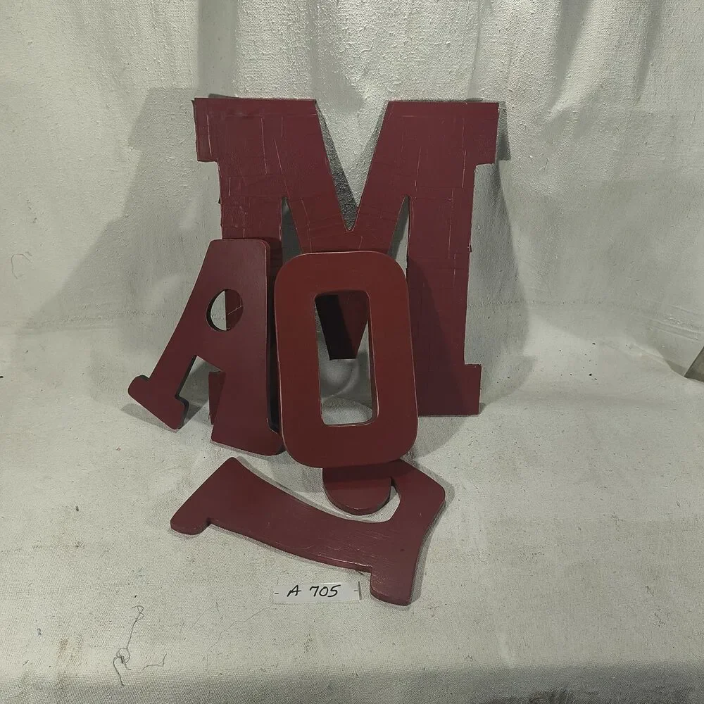 Display Letters  In Sizes From 18